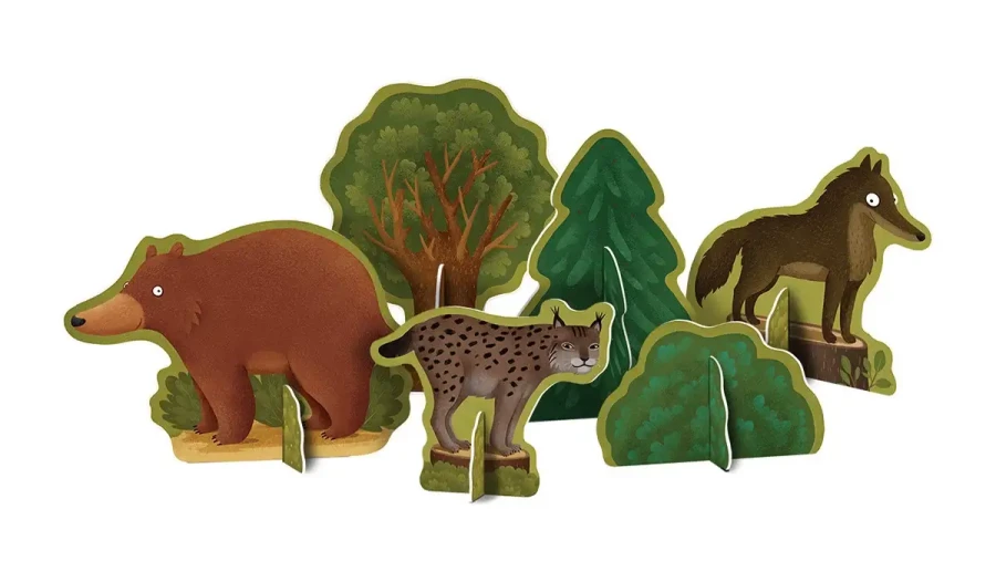 Rok w lesie. Znajdź zwierzaka / Wydawnictwo Nasza Księgarnia