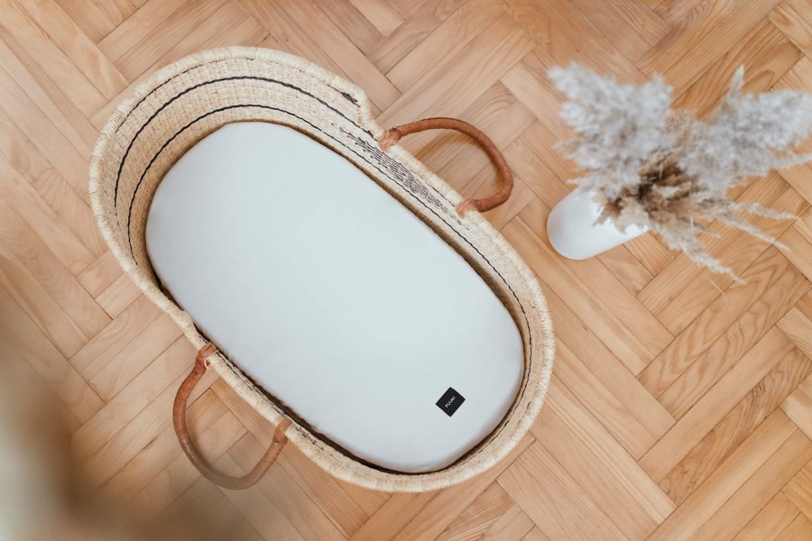 Prześcieradło do gondoli 40x80 - szałwia / Puuki