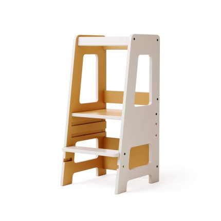 Drewniany pomocnik kuchenny - szary / Kids Concept