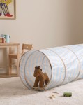 Tunel do zabawy - błękitny w paski / Kids Concept
