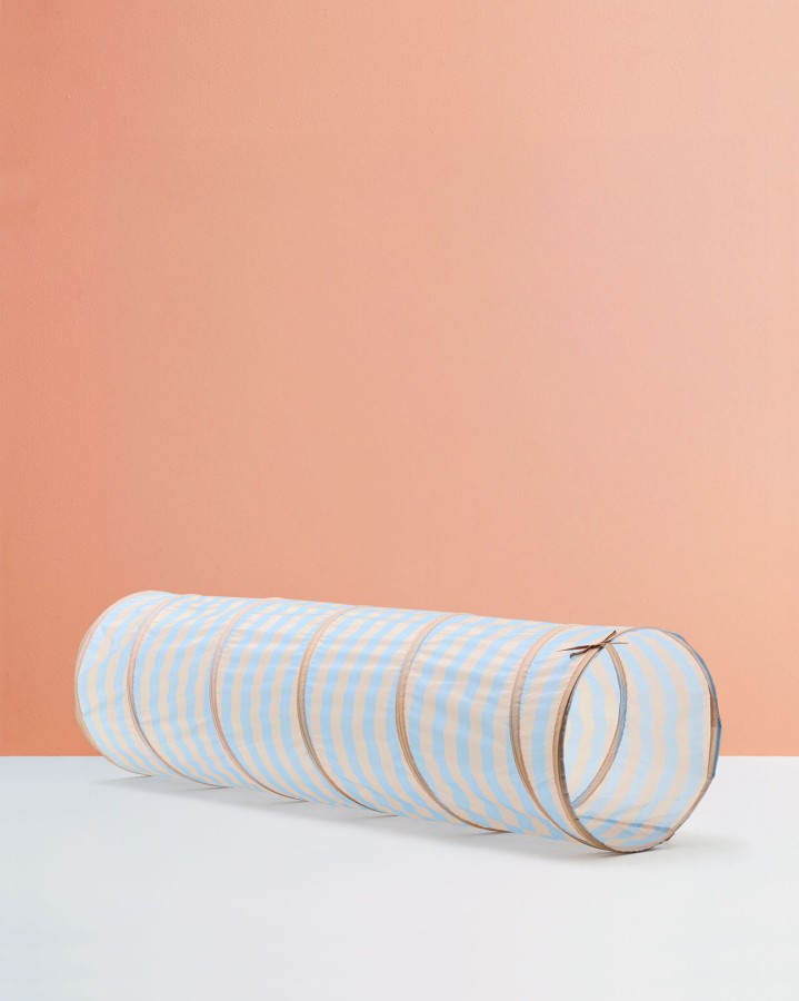 Tunel do zabawy - błękitny w paski / Kids Concept