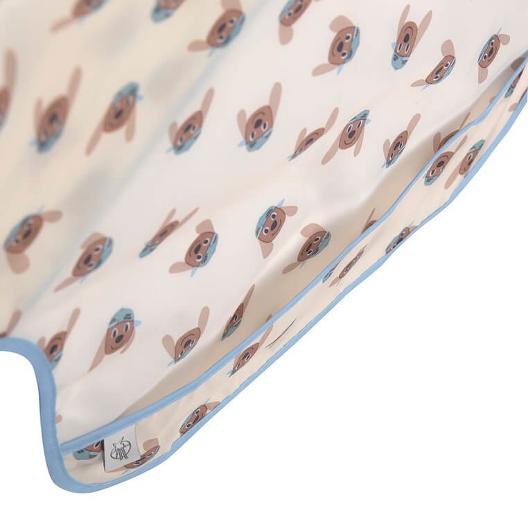 Zestaw śliniaków z długim rękawem 6m+ Tiny Team Piesek / Lassig