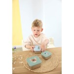 Pojemnik na przekąski snackbox ze stali nierdzewnej 3 szt. Tiny Team Piesek / Lassig