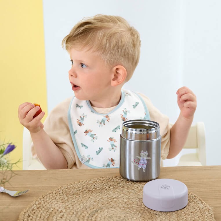 Pojemnik - termos obiadowy 315 ml Tiny Team Kotek / Lassig