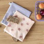 Torebka na przekąski Snack Bag na suwak 2 szt. Tiny Team Kotek / Lassig