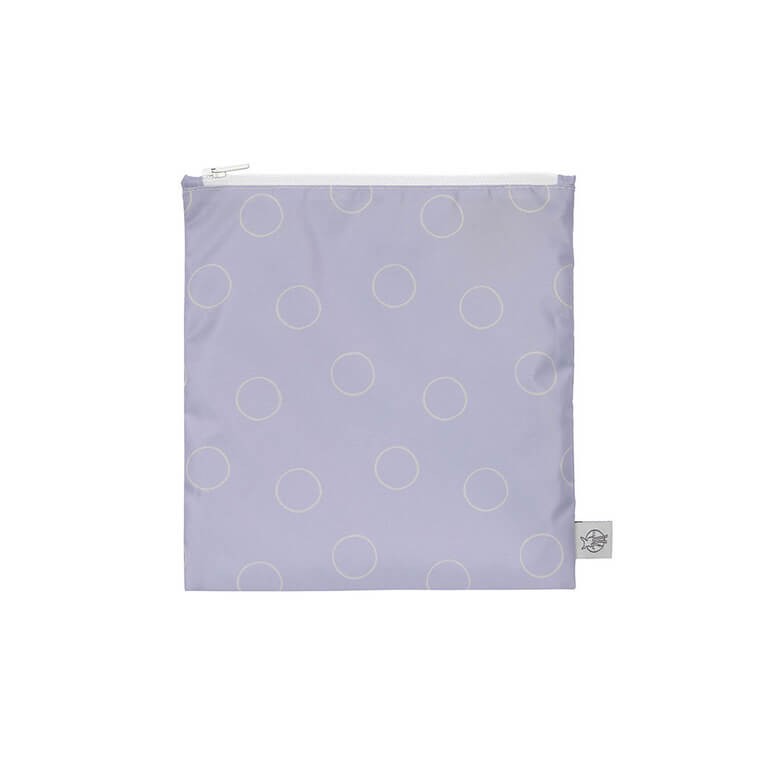 Torebka na przekąski Snack Bag na suwak 2 szt. Tiny Team Kotek / Lassig