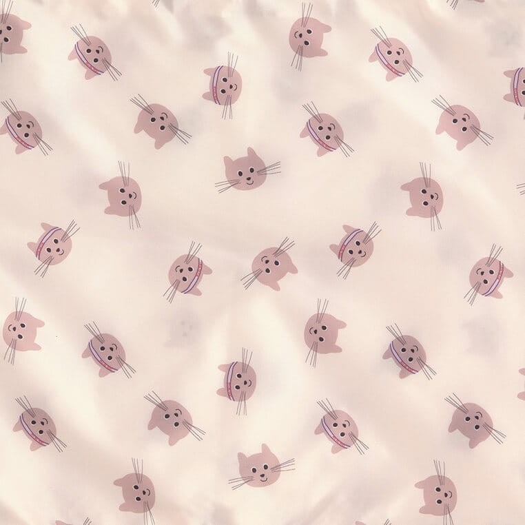 Torebka na przekąski Snack Bag na suwak 2 szt. Tiny Team Kotek / Lassig