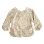 Śliniak z długim rękawem - Pastel Blooms / Mushie