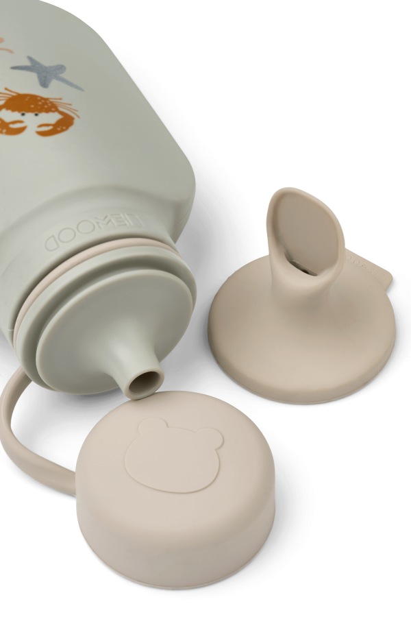 Silikonowe tubki na pokarm Lizzie, 2szt. - sea creature, sandy / Liewood