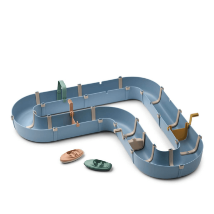 Tor wodny z łódkami Cassian - beach blue, multi mix / Liewood