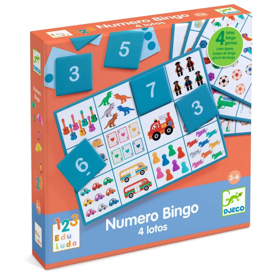 Gra edukacyjna BINGO 4w1 / DJECO