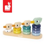 Układanka piramida wieża drewniana Kaczuszki Zigolos / Janod