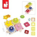 Układanka piramida wieża drewniana Żółwie Zigolos / Janod