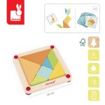 Układanka drewniana Tangram Sensoriel / Janod
