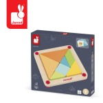 Układanka drewniana Tangram Sensoriel / Janod