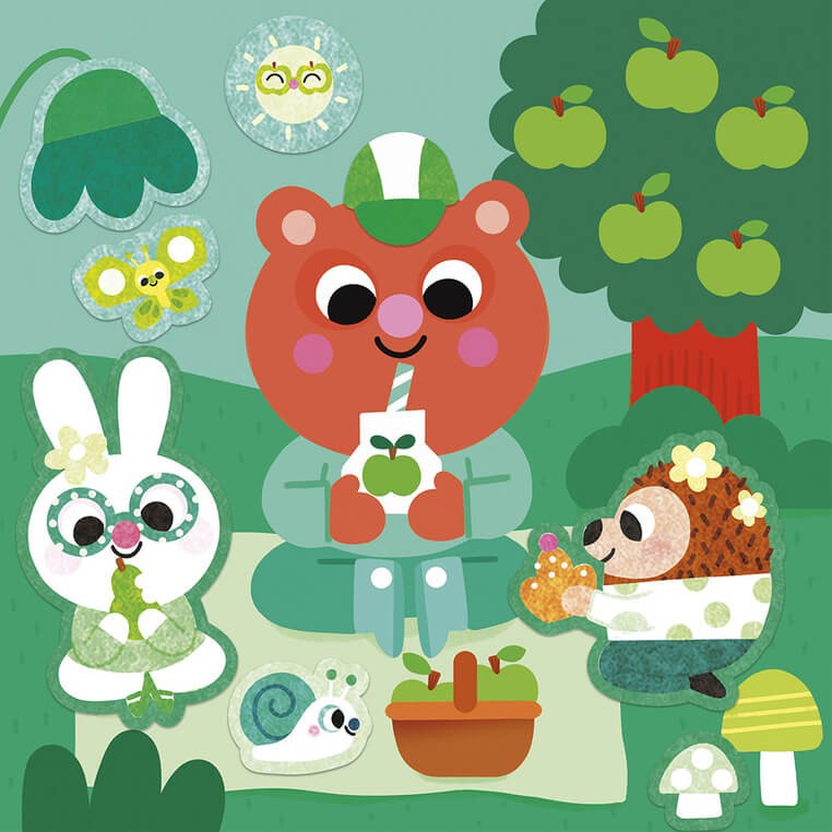 Multizestaw kreatywny Filc i magiczny pisak - Kolory, My arts & crafts / Janod