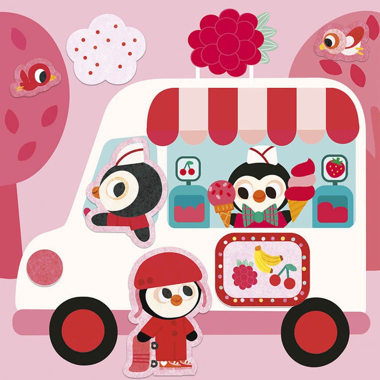 Multizestaw kreatywny Filc i magiczny pisak - Kolory, My arts & crafts / Janod