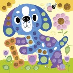 Multizestaw kreatywny 3-latka My arts & crafts - Okrągłe mozaiki, 3+ / Janod