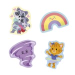 Naklejki na arkuszach 100 szt. Emocje 3+ / Janod