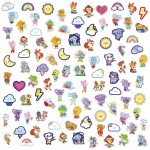 Naklejki na arkuszach 100 szt. Emocje 3+ / Janod