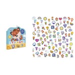 Naklejki na arkuszach 100 szt. Emocje 3+ / Janod