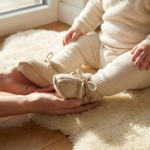 Buciki dziecięce wełniane Sierra - beige / Zaffiro