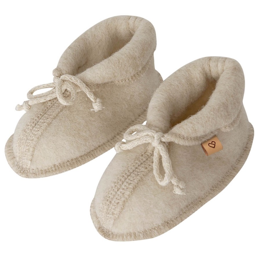 Buciki dziecięce wełniane Sierra - beige / Zaffiro