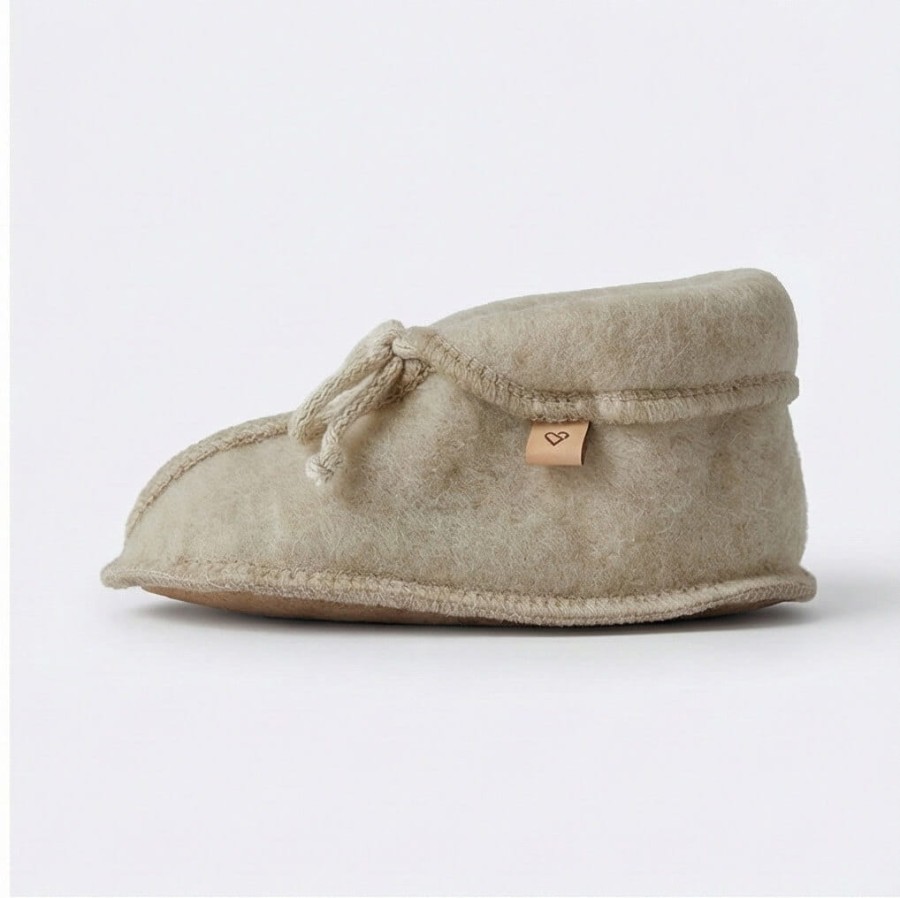 Buciki dziecięce wełniane Sierra - brown / Zaffiro