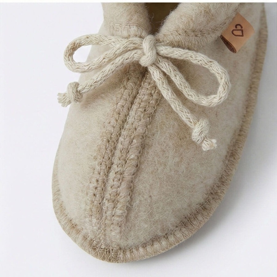 Buciki dziecięce wełniane Sierra - brown / Zaffiro