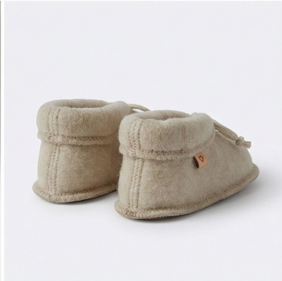 Buciki dziecięce wełniane Sierra - brown / Zaffiro