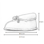 Buciki dziecięce wełniane Sierra - brown / Zaffiro