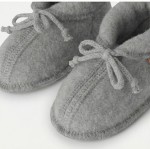 Buciki dziecięce wełniane Sierra - grey / Zaffiro