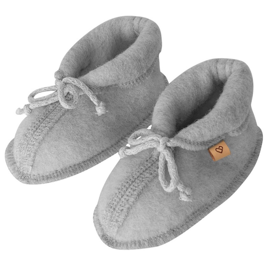 Buciki dziecięce wełniane Sierra - grey / Zaffiro