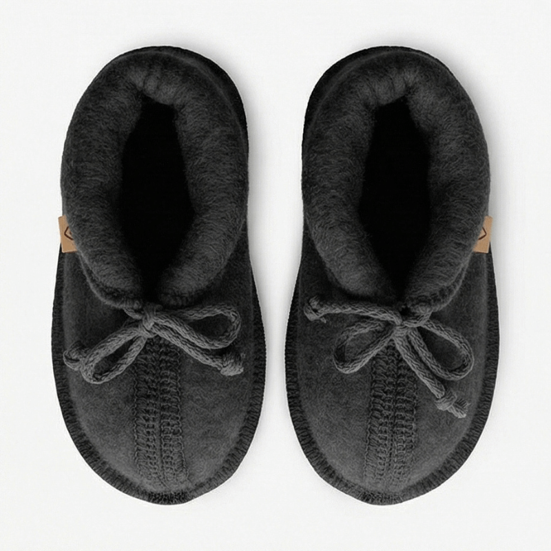 Buciki dziecięce wełniane Sierra - anthracite / Zaffiro