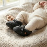 Buciki dziecięce wełniane Sierra - anthracite / Zaffiro