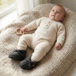 Buciki dziecięce wełniane Sierra - anthracite / Zaffiro