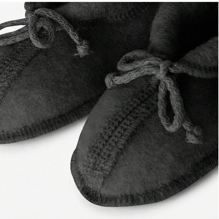 Buciki dziecięce wełniane Sierra - anthracite / Zaffiro