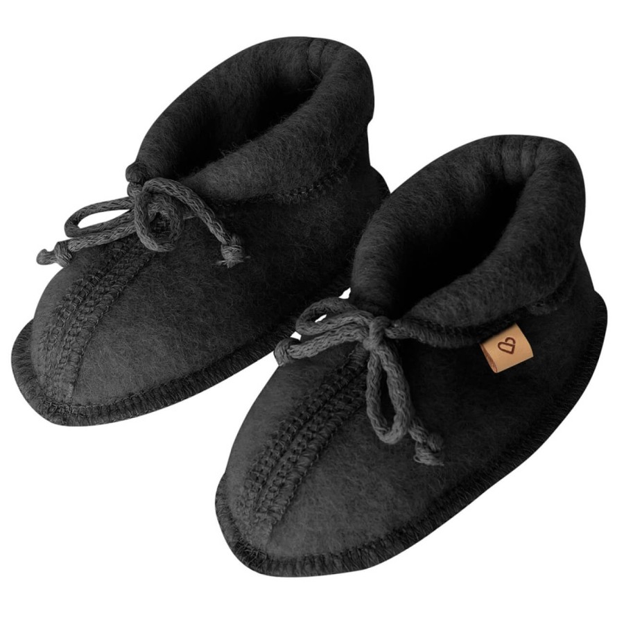 Buciki dziecięce wełniane Sierra - anthracite / Zaffiro