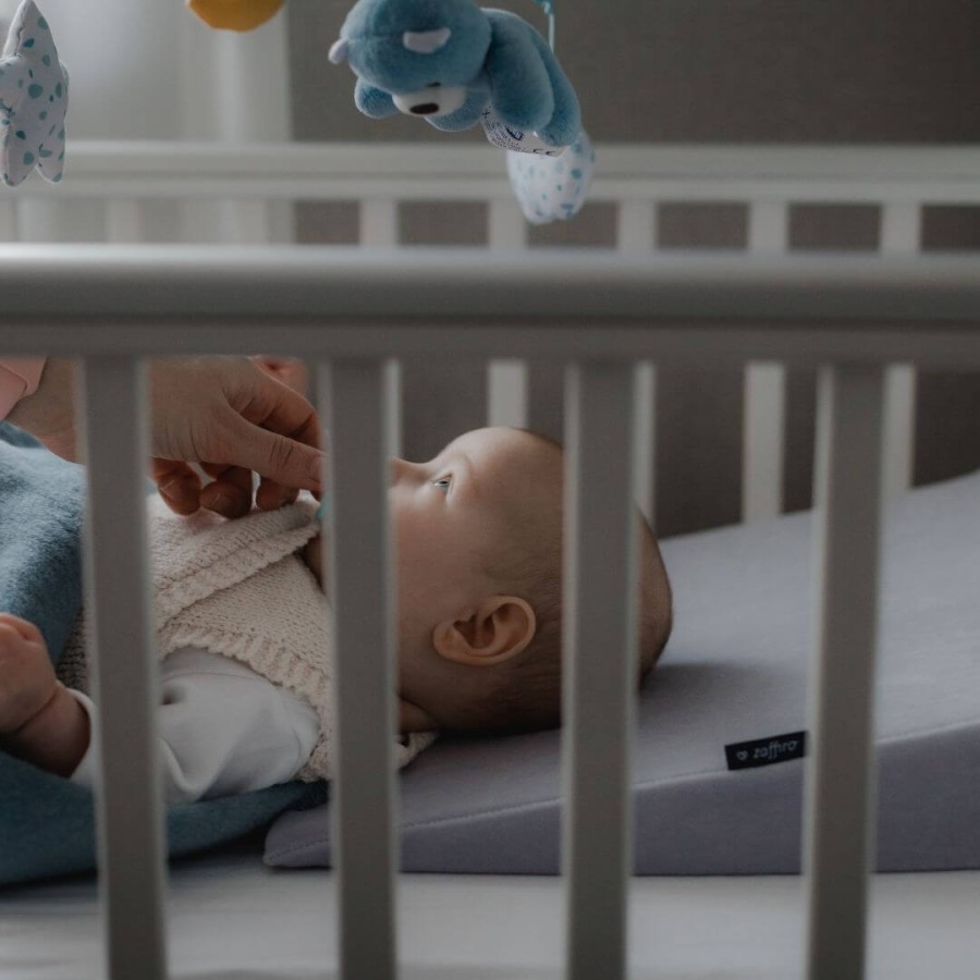 Poduszka klin bawełniana 60x37cm - white / Zaffiro