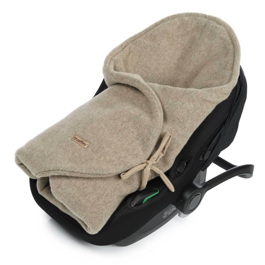 Otulacz wełniany Sierra 0-12m - brown / Zaffiro