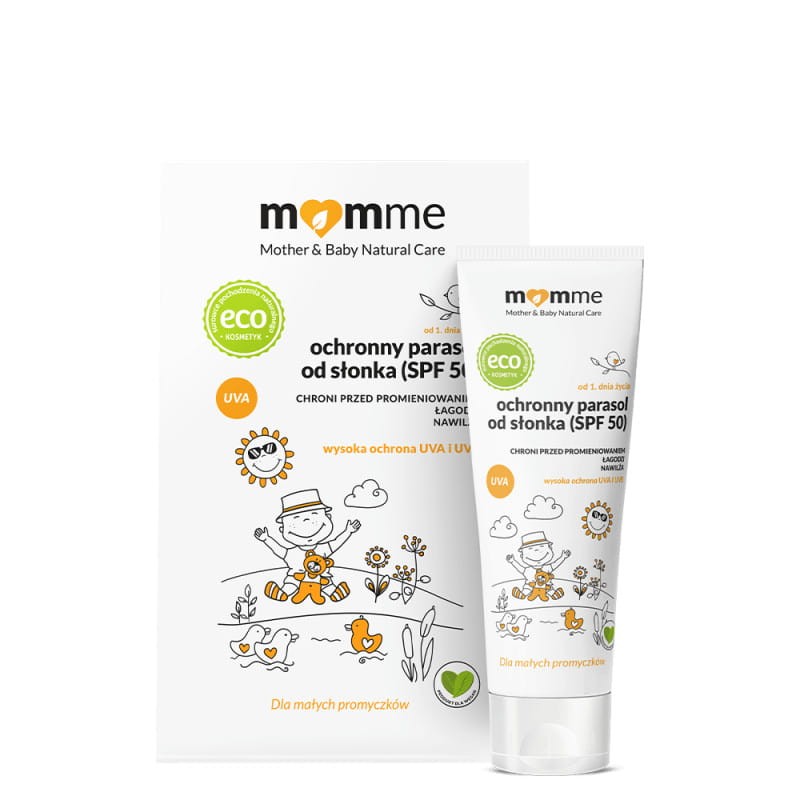 Ochronny parasol od słonka, krem przeciwsłoneczny z filtrem SPF 50, 50 ml /MomMe