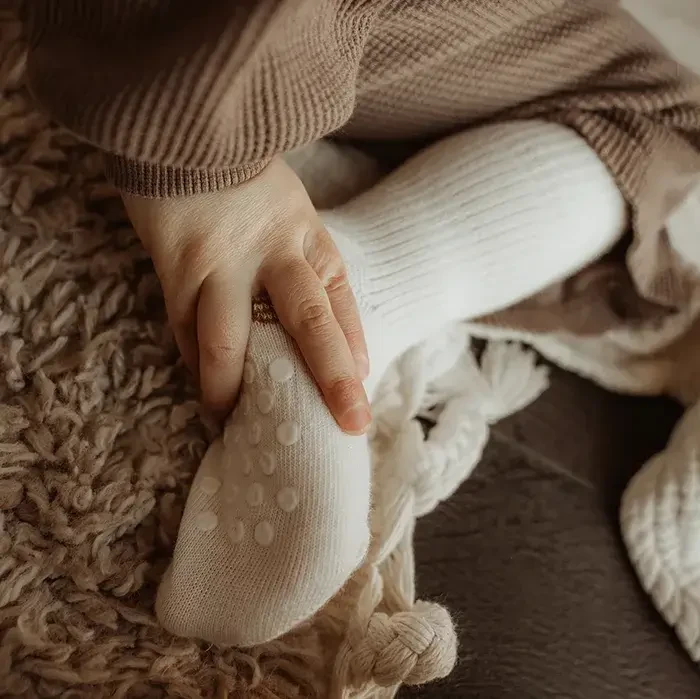 Skarpetki z antypoślizgiem Stay-on-Socks Antislip, Cookie / KipKep