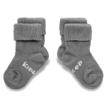 Skarpetki niemowlęce Stay-on-Socks, Pebble Grey / KipKep