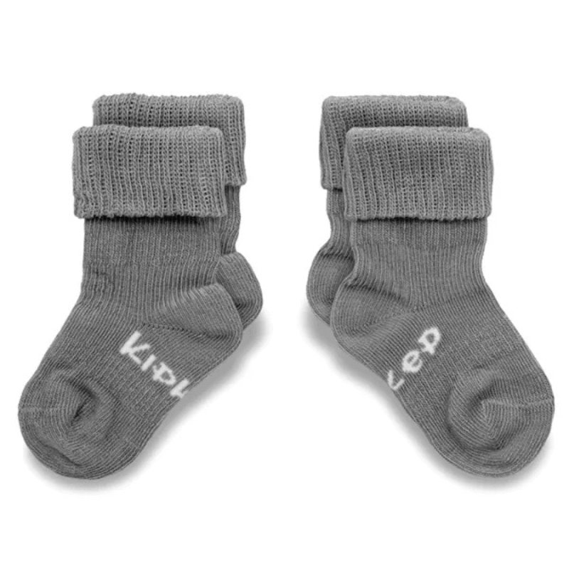 Skarpetki niemowlęce Stay-on-Socks, Pebble Grey / KipKep