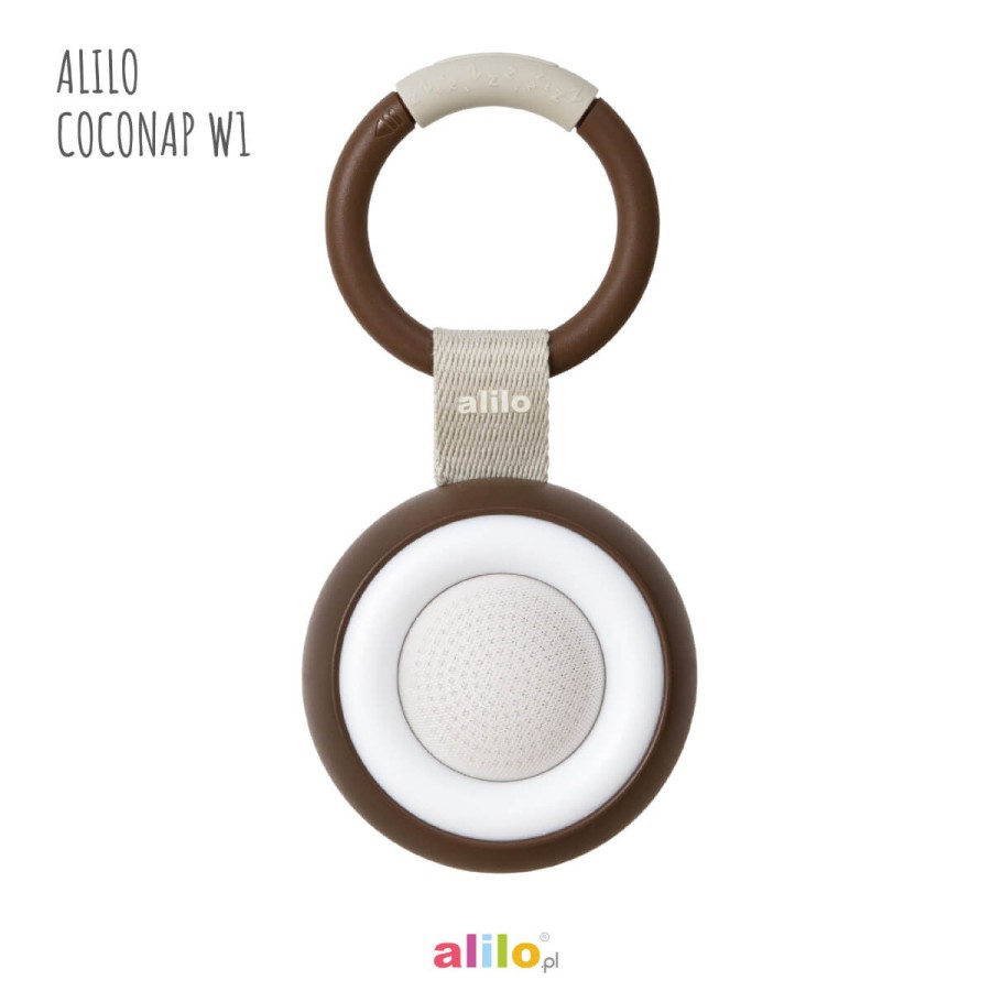 Alilo CocoNap W1 - odtwarzacz MP3 i lampka do karmienia - kokos