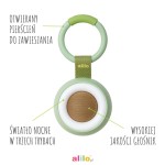 Alilo CocoNap W1 - odtwarzacz MP3 i lampka do karmienia - awokado