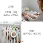Alilo CocoNap W1 - odtwarzacz MP3 i lampka do karmienia - awokado