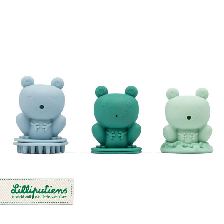 Sensoryczne zabawki do kąpieli - Żabki / Lilliputiens