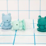 Sensoryczne zabawki do kąpieli - Żabki / Lilliputiens