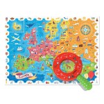 DETECTIVE PUZZLE - puzzle, gra detektywistyczna - MAPA EUROPY / Ludattica